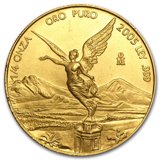2005 Mexico 1/4 oz Gold Libertad BU 2005 Mexico 1/4 oz Gold Libertad BU